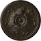 Ekena Millwork Legacy Acanthus Ceiling Medallion (Canopies up to 3 1/2"), 12 3/4"OD x 7/8"P, Stone Hearth Crackle CM12LESHC - alternate 1